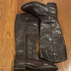 INC International Concepts Dark Brown Leather Boots